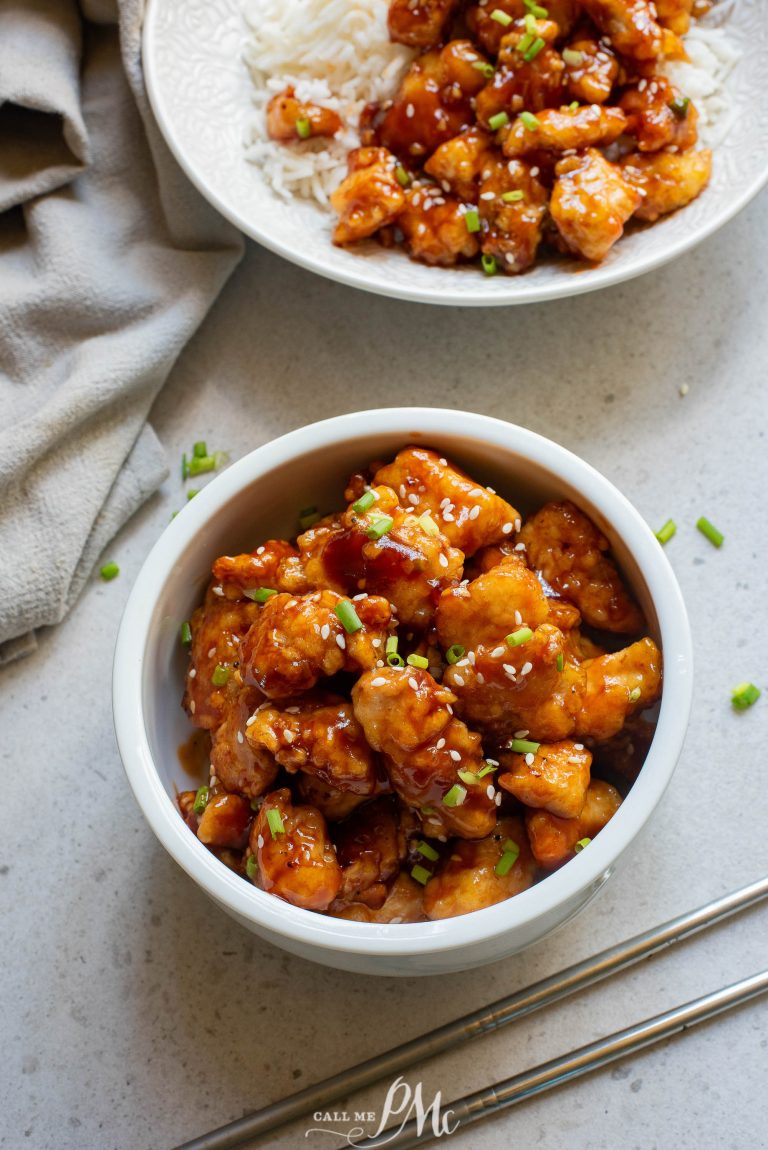 Sticky Garlic Chicken Nuggets