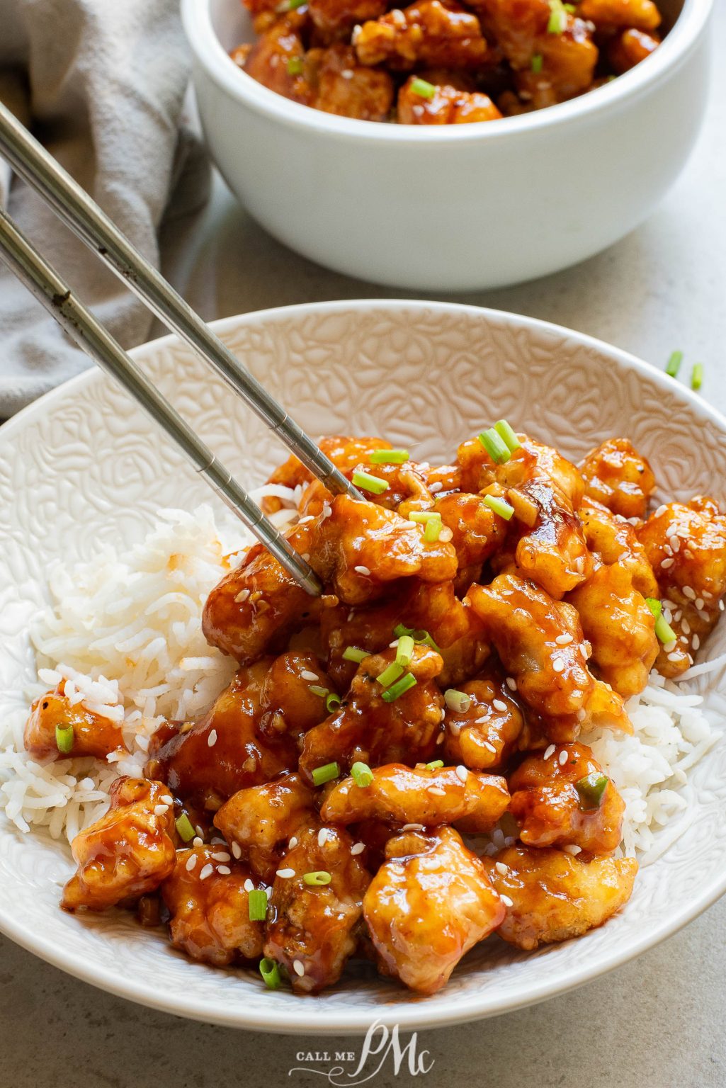 Sticky Garlic Chicken Nuggets