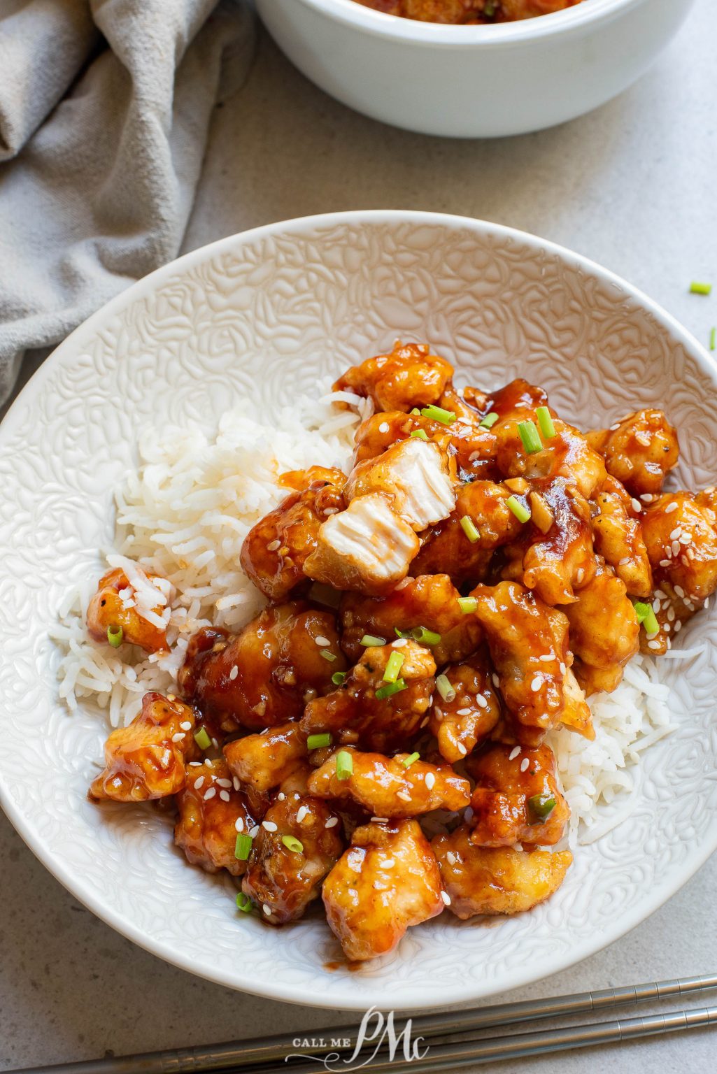 Sticky Garlic Chicken Nuggets