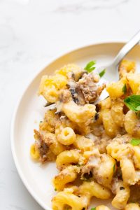 Philly Cheesesteak Mac and Cheese